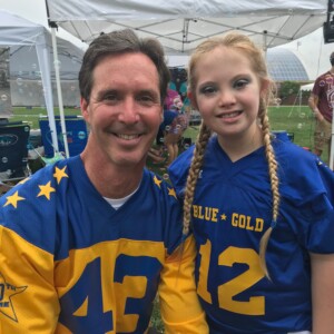 Delaware Blue Gold Game State Treasurer Ken Simpler Kayla